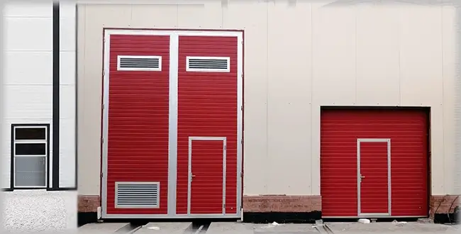 аксессуары Распашные промышленные ворота1