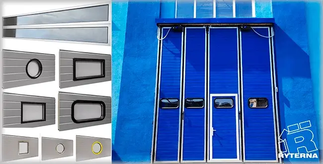 аксессуары Складчатые промышленные ворота2