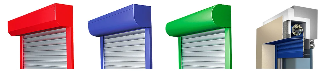 ассортимент защитных коробов роллет