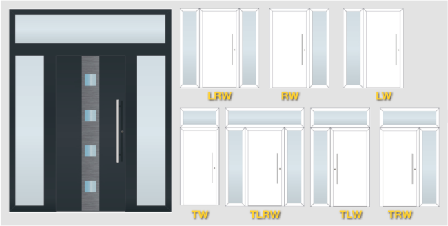 аксессуары Входные двери в частный дом RD671