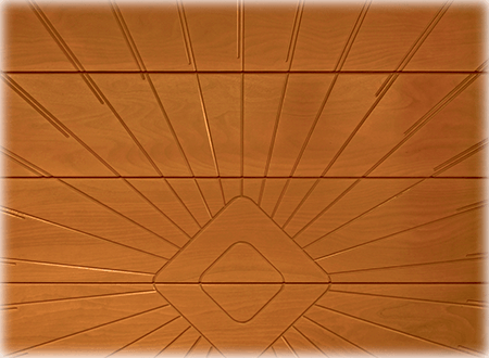 Водостойкая древесина окумё на воротах