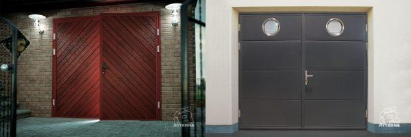 особенности Гаражные распашные ворота