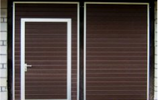 Распашные ворота 2 с калиткой