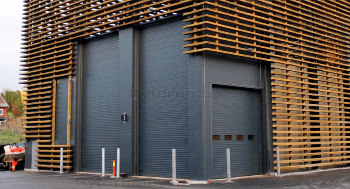 секционные ангарные ворота