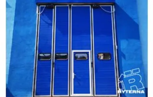 Складчатые ворота вариант 2