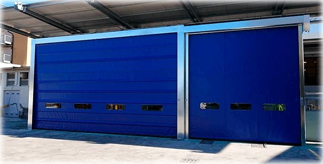 особенности Cкоростные рулонные ворота