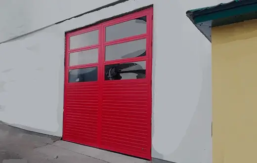 распашные промышленные ворота